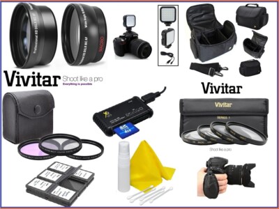 Hi Def Super Deluxe Accessory Package For Nikon D5500 D5300 D5200 D5100 D5000
