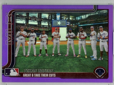 2025 TOPPS SERIES TWO Texas Taters GREAT 8 TAKE THEIR CUTS #409【180/250】
