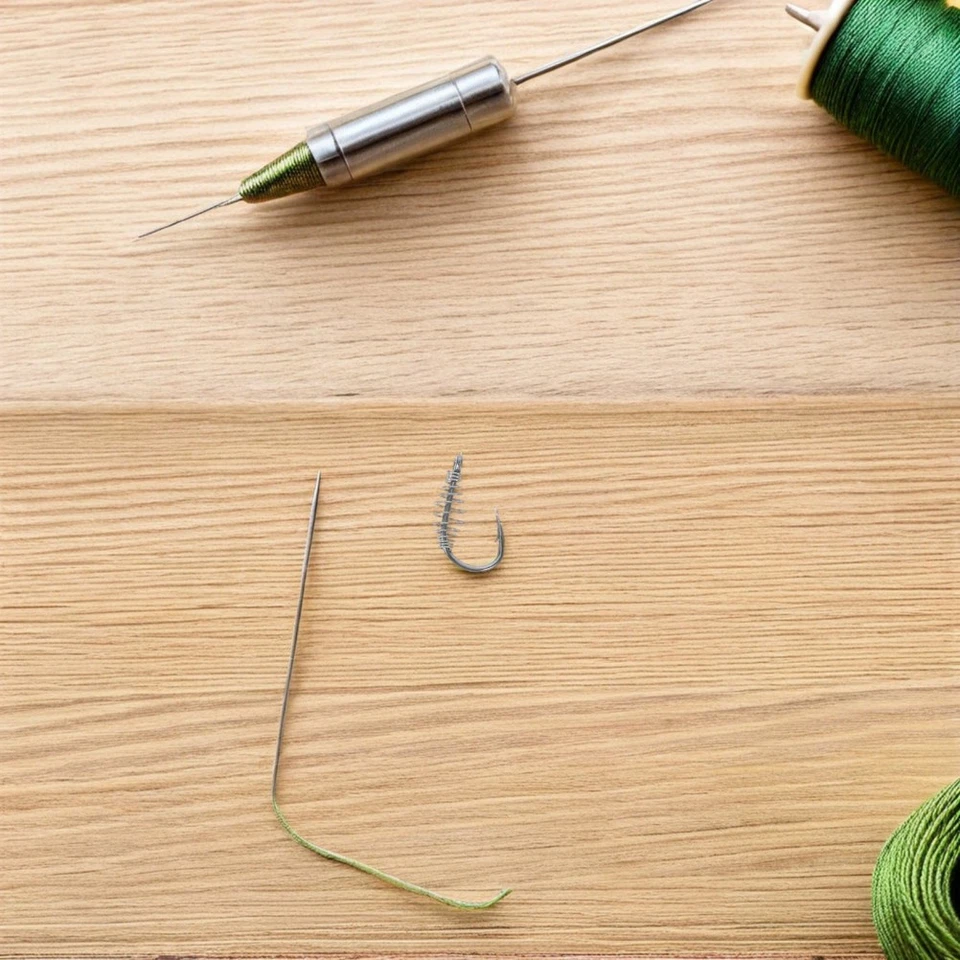  20 Pcs Amo Da Pesca Alla Carpa in Argento Con Ami Mare Forti Ganci - Immagine 4 di 4