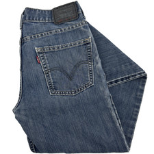 Levis 514 Jeans Boys Youth Size 16 Reg 28x28 Straight Leg Stretch Denim VTG