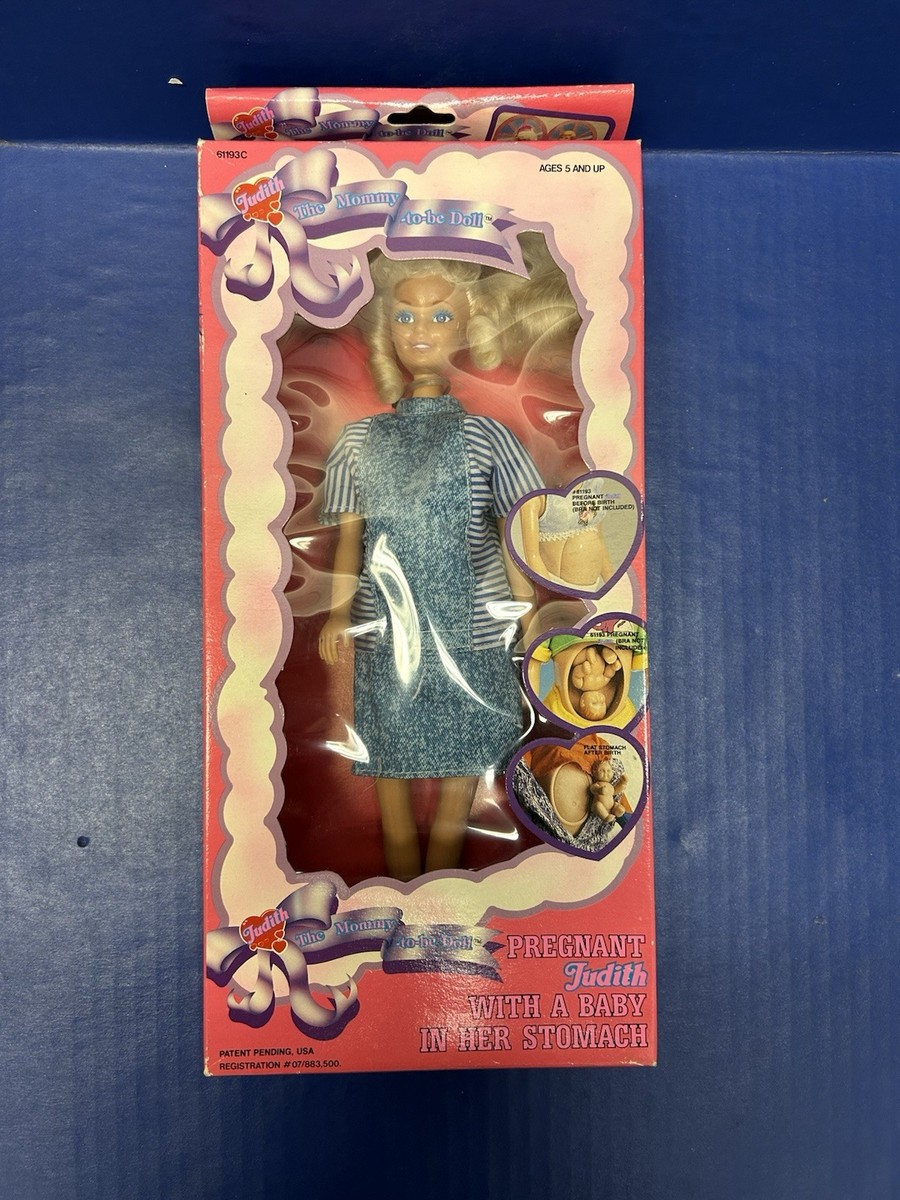 Collectible Pregnant Judith The Mommy to Be Doll 61193 RARE Baby