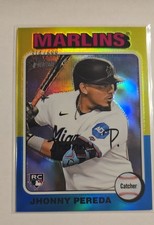 2024 Topps Heritage High Number - SP Jhonny Pereda #719 Chrome /699 (RC)