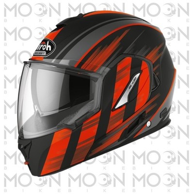 Airoh REV 19 Ikon Modular Helmet P/J Flip-Up Matte Orange ECE Pinlock Motorcycle
