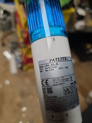 PATLITE LR4-02LJB 24VDC SIGNAL TOWER