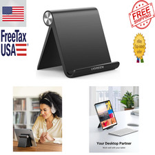 Adjustable Tablet Stand Holder for iPad Pro Air Mini Compatible with Phones and