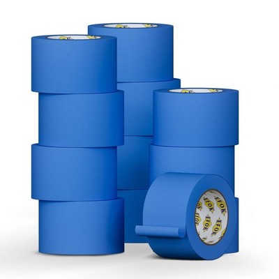 12 Pack Blue Painters Tape 3 Inch Wide Bulk - Paint Tape 3 Inches x 55 Yards - P