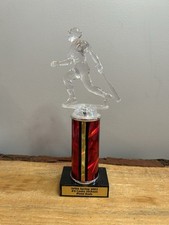 Baseball Trophy, Clear Topper, Approx. 10”, Marble Base