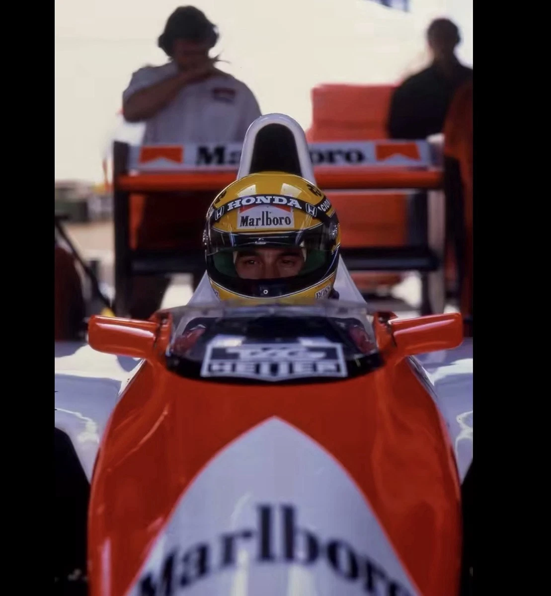 AFFICHE F1 MCLAREN MP4/4 Ayrton SENNA Saint-Marin GP 1988 | SOUS