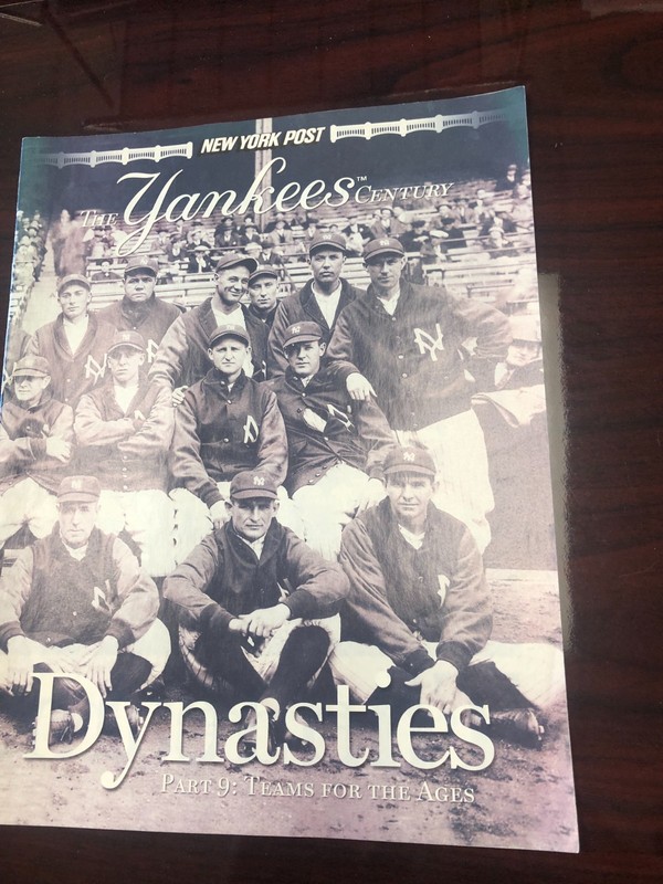 Vintage - 2003 New York Post "The Yankees Century" Part 9 of 10 "Dynasties"