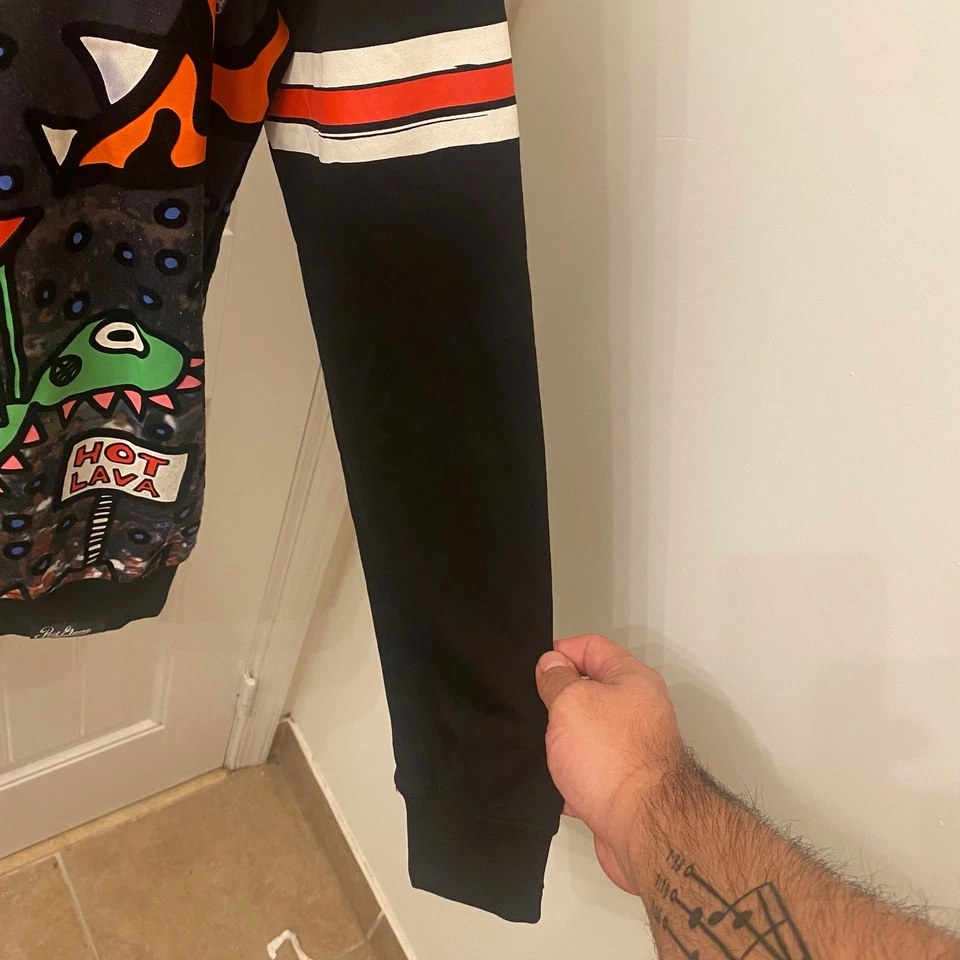 Ron Bass NBA Michael Jordan All Over Print Long Sleeve Shirt Size Large - Image 4 of 4