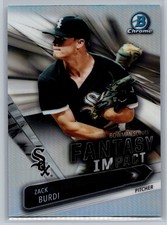 2016 Bowman Draft #BSI-ZB Zack Burdi Bowman Scouts' Fantasy Impact *WS
