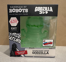 NYCC 2025 exclusive TRANSLUCENT GREEN GODZILLA Handmade By Robots Limited Ed NEW