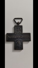 Orden ITALIEN KRIEGSVERDIENSTKREUZ / Tapferkeitskreuz 1945 " Valore Di Gverra "