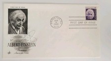 1966 US 8c Albert Einstein Cacheted  FDC Envelope. Prominent American Series 