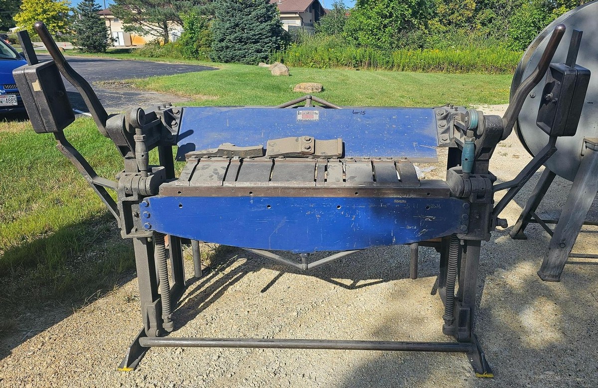 Vintage Whitney Jensen 416 Box & Pan Finger Brake 4' x 16 Gauge