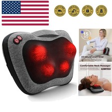 Shiatsu Back Massager with Heat   Deep Tissue Massage for Neck, Shoulder, Leg...