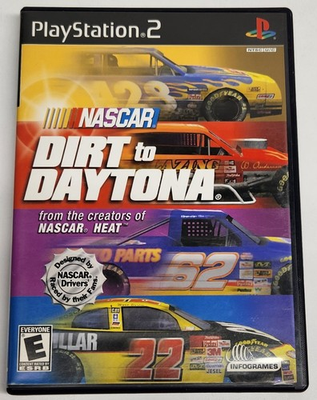 #ad NASCAR: Dirt to Daytona Sony PlayStation 2 2002 PS2 Complete Tested $19.95