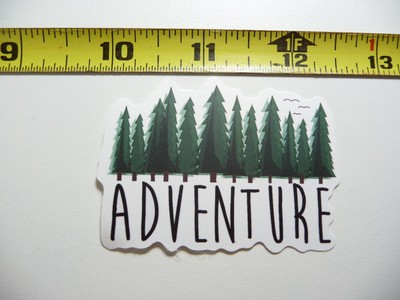 ADVENTURE FOREST BIRDS DECAL STICKER CAMPING TRAVEL VACATION