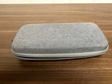 Gray Felt Carrying Case Holds 10 Game Cartridges For Original Nintendo 0E