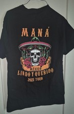 Mana Band Mexico Concert Tour cd lp 2 Sided T Shirt M Medium