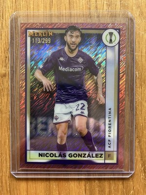 Topps Merlin Chrome CL 22/23 No. 5 Nicolas Gonzalez Shimmer 113/299 
