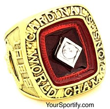 1982 St. Louis Cardinals World Series Champions Ring Size 11 