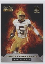 2022 Wild Card MATTE Rookie Heat Black - Orange Flames Kayvon Thibodeaux 1d60. rookie card picture
