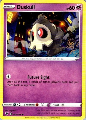 Duskull Common SWSH04: Vivid Voltage 069/185 NM nagimiso