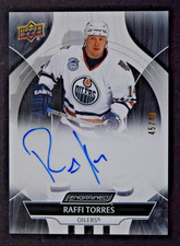 2025 Upper Deck Engrained Icons Black Raffi Torres Auto #45/49