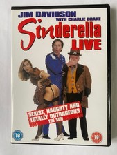 SINDERELLA LIVE DVD NEW/SEALED OOP RARE ADULT PANTO COMEDY JIM DAVIDSON ORIGINAL