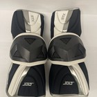 STX Youth Lacrosse Jolt Arm Guards Large Black White — photo 2