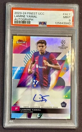 2023-24 Topps Finest UCC Lamine Yamal #A-LY RC Rookie Auto