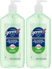 Hand Sanitizer Gel with Aloe and Vitamin E Pump Bottle 1 Liter Pack of 2