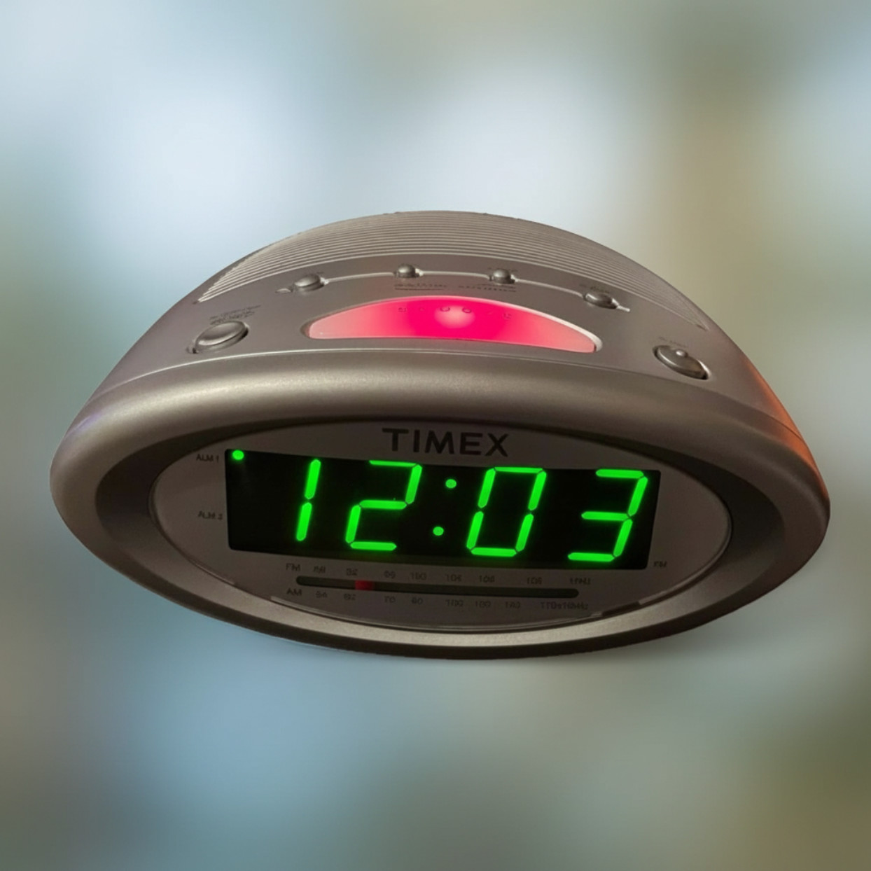 Nature Sounds Clock Radio Digital T232s Silver