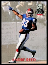 Andre Reed, 1992 Pro Set Power, #83, Buffalo Bills,