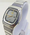 Rare Vintage Seiko 5 Automatic Grey Helmet Dial 17 Jewels Day/Date Men's Watch