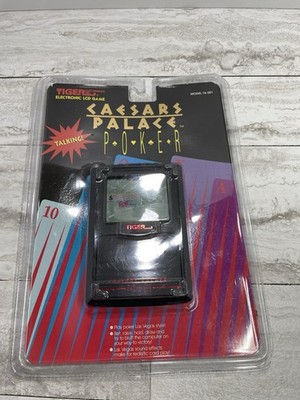 Tiger Electronics Game Caesar s Palace Poker, New Collector's Status, AS-IS