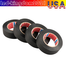 4 Rolls Cloth Tape Wire Electrical Wiring Harness Car Auto Suv Truck 19mm 15m
