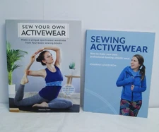 Sewing Activewear by Johanna Lundstrom & Sew Your Own by Melissa Fehr Book Lot