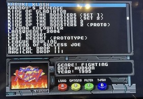 NeoSD AES TerraOnion Flash Cart w/Loaded  SD Card SNK Neo Geo AES And Extras!