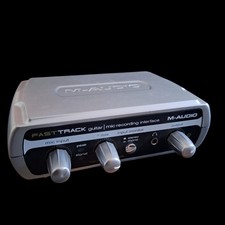 M-Audio Fast Track Guitar Mic Recording Audio Interface UNTESTED