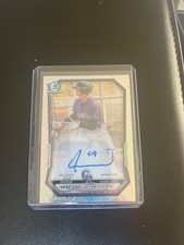 2026 Bowman Chrome Prospect Cristian Arguelles #BMA-CA MEGA MOJO Auto Autograph