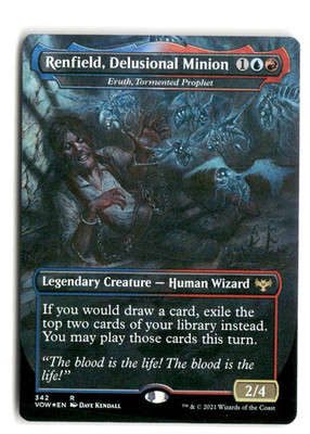 Renfield, Delusional Minion Eruth, Tormented Prophet FOIL Crimson Vow MTG NM
