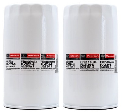 2-Pack 2011-2026 6.7L Powerstroke Motorcraft Oil Filter FL-2124-S