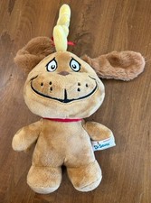 Dr. Seuss Grinch Max Reindeer 13 Plush Weighted Feet Freestanding 2023 Aurora