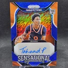 Tahaad Pettiford 2025-26 Prizm Basketball Blue Shimmer FOTL Auto /15 Auburn