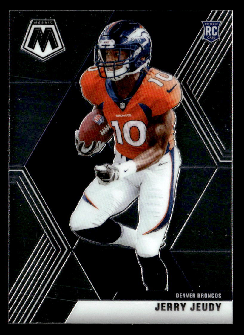 Jerry Jeudy 2020 Mosaic Rookie Card #206 Denver Broncos