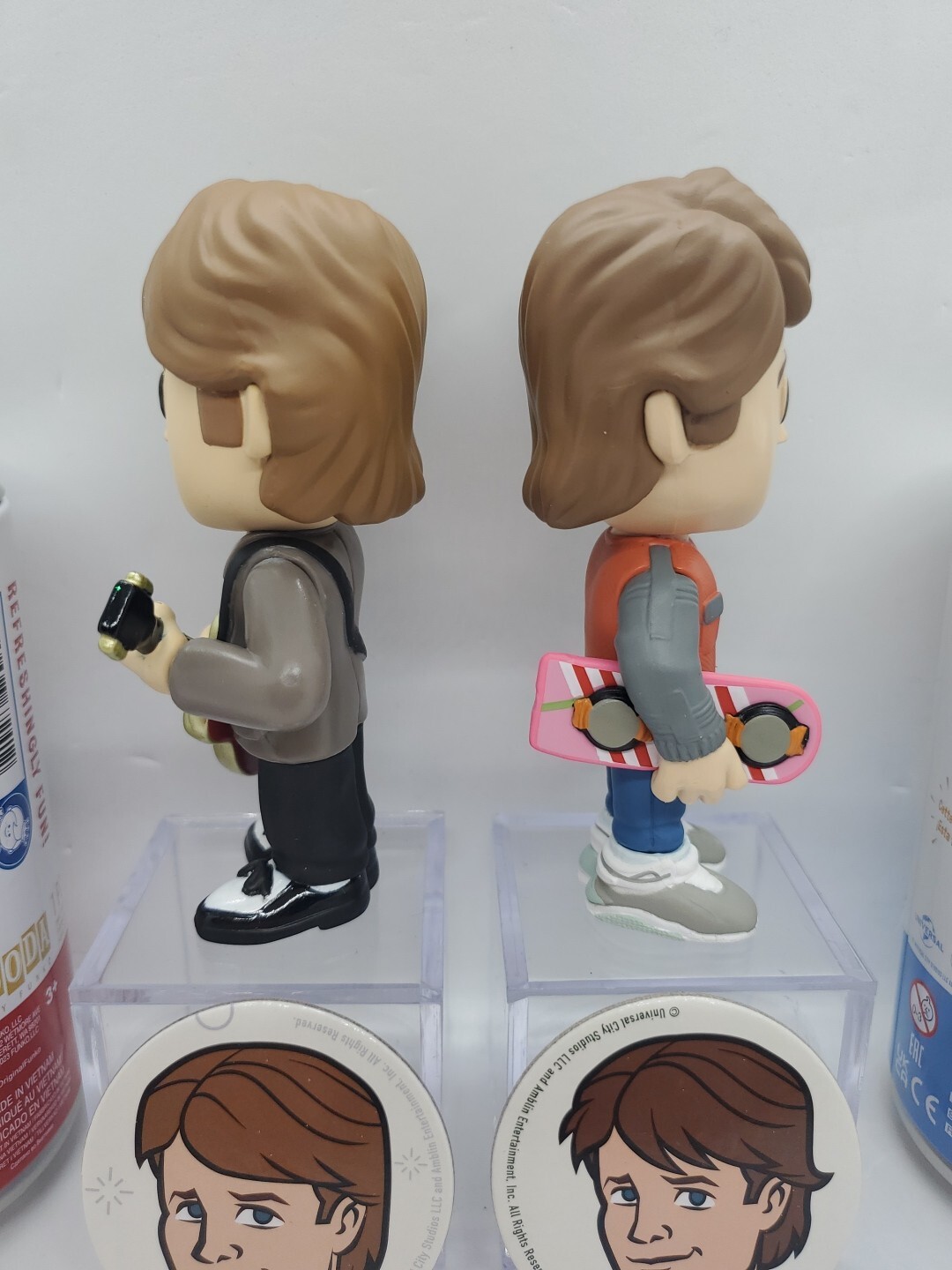 Funko Soda Common Pr BTTF Marty McFly w/Hoverboard & w/Guitar $19.99 Free Ship