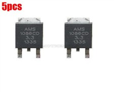 5Pcs TO252 AMS1086CD-3.3 1.5A 1086Cd 1.5A New...