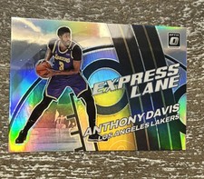 Donruss Optic 2021-22 Anthony Davis #19 Express Lane Purple Holo Insert